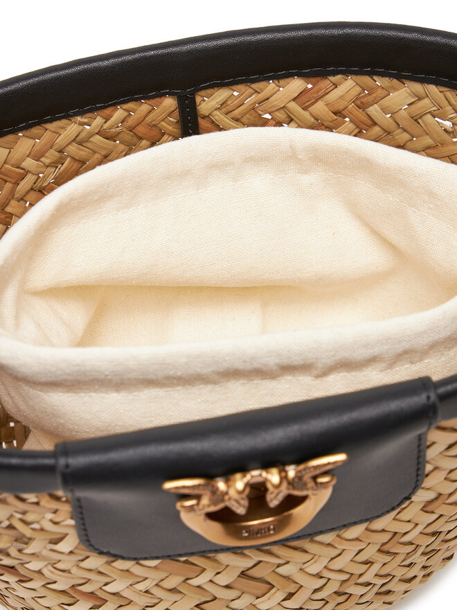PINKO Handtasche PINKO Love Summer Bucket PE 25 PLTT 103325 A1RL Beige