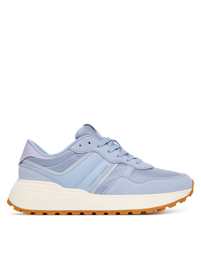 Tommy Jeans Снікерcи Tommy Jeans Tjw Cleated Runner EN0EN02788 Голубий