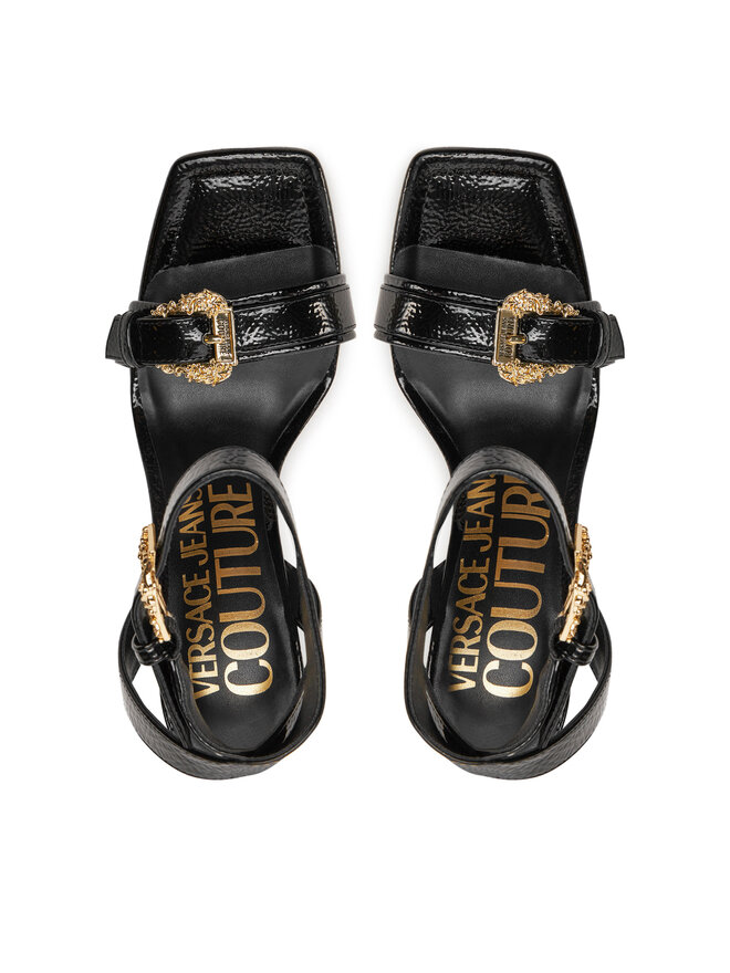 Versace Jeans Couture Sandały Versace Jeans Couture 76VA3S36 Czarny