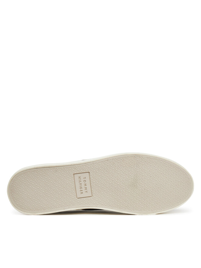 Tommy Hilfiger Гуменки Tommy Hilfiger Th Hi Vulc Low Slip On Ch FM0FM05390 Сив