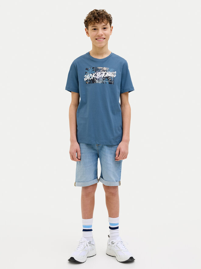 Jack&Jones Junior Jack&Jones Junior Majica Hawaii 12269916 Modra Standard Fit