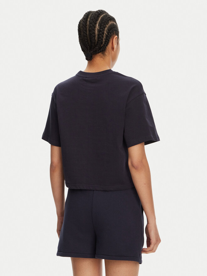Hunter Hunter Póló Leona HARW0070251 Sötétkék Boxy Fit