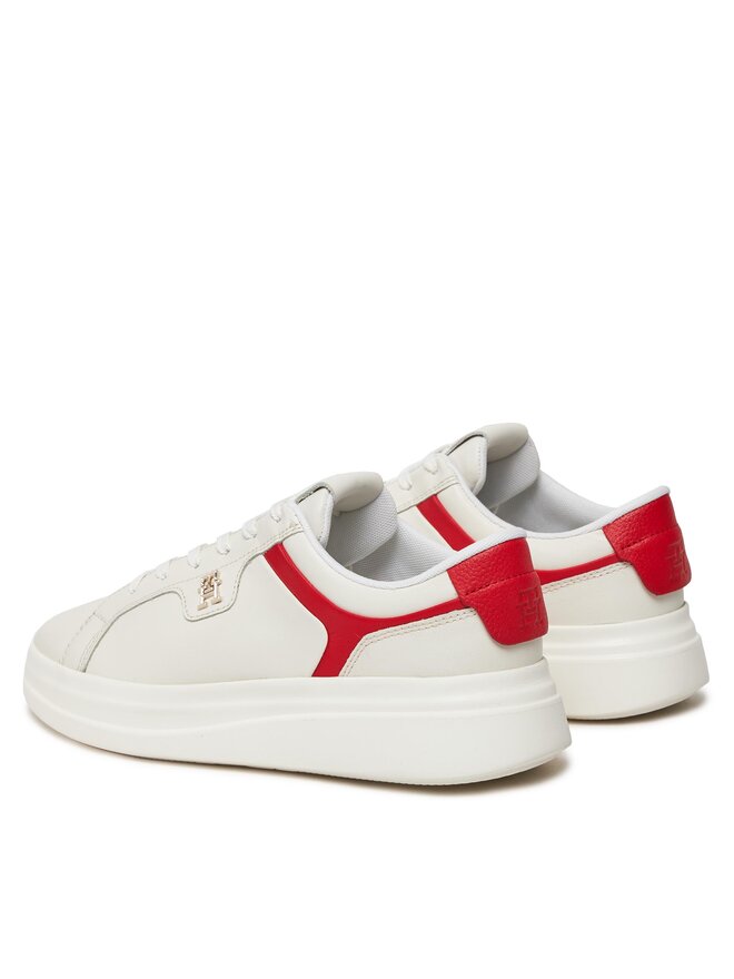 Tommy Hilfiger Sportcipők Tommy Hilfiger Pointy Court Sneaker FW0FW07460 Ekru