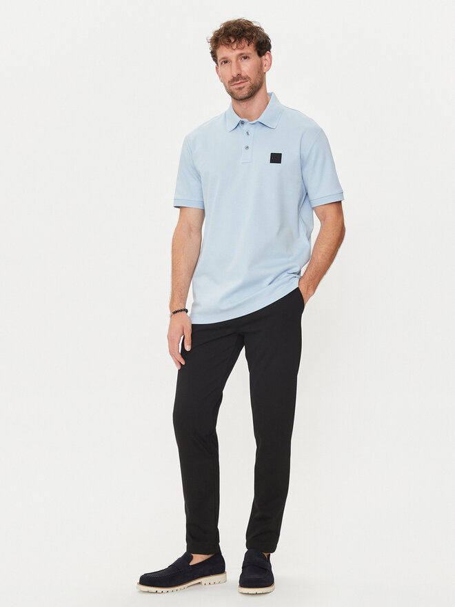BOSS Boss Поло Parlay 143 50515596 Блакитний Regular Fit