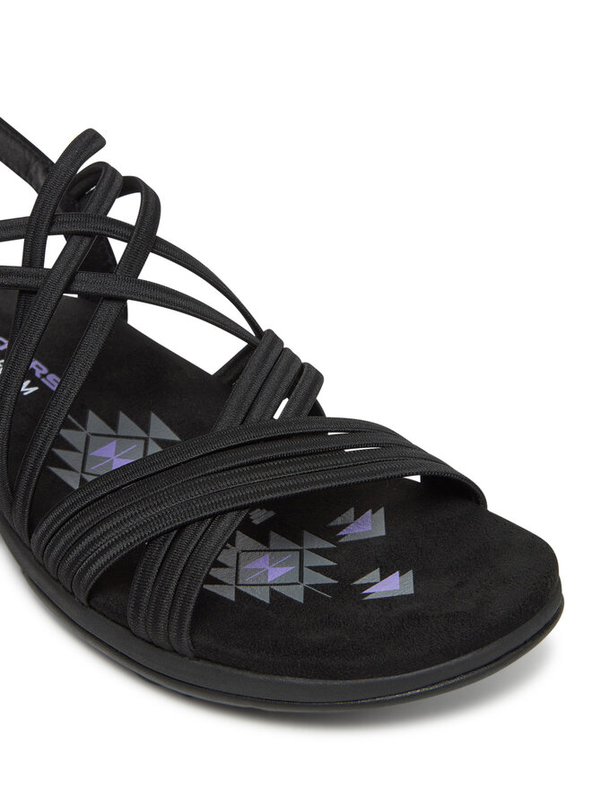 Skechers Sandale Skechers Reggae Slim-Sunnyside 163185/BBK Crna