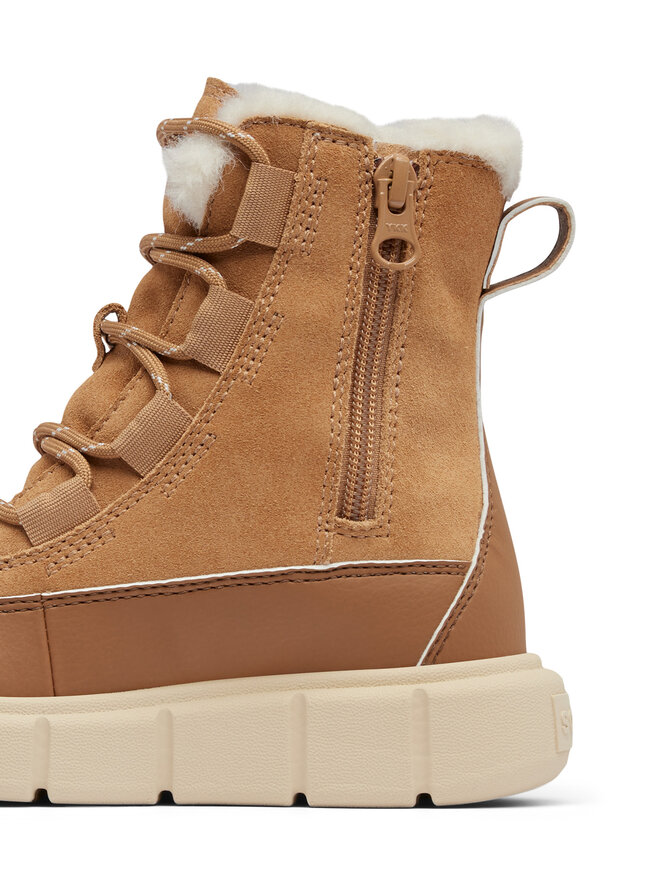 Sorel Μπότες Χιονιού Sorel Youth Explorer III Lace Wp 2088512253 Καφέ