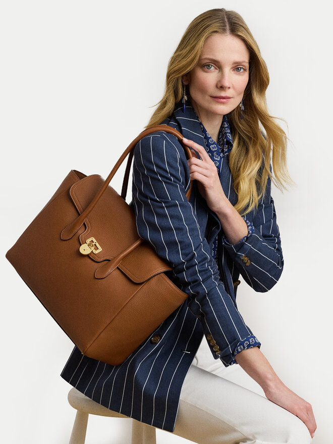 LAUREN RALPH LAUREN Ročna torba LAUREN RALPH LAUREN 431966862002 Rjava