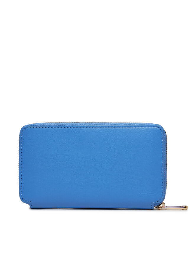 Tommy Hilfiger Cartera grande para mujer Tommy Hilfiger Iconic Tommy Large Za AW0AW16009 Azul