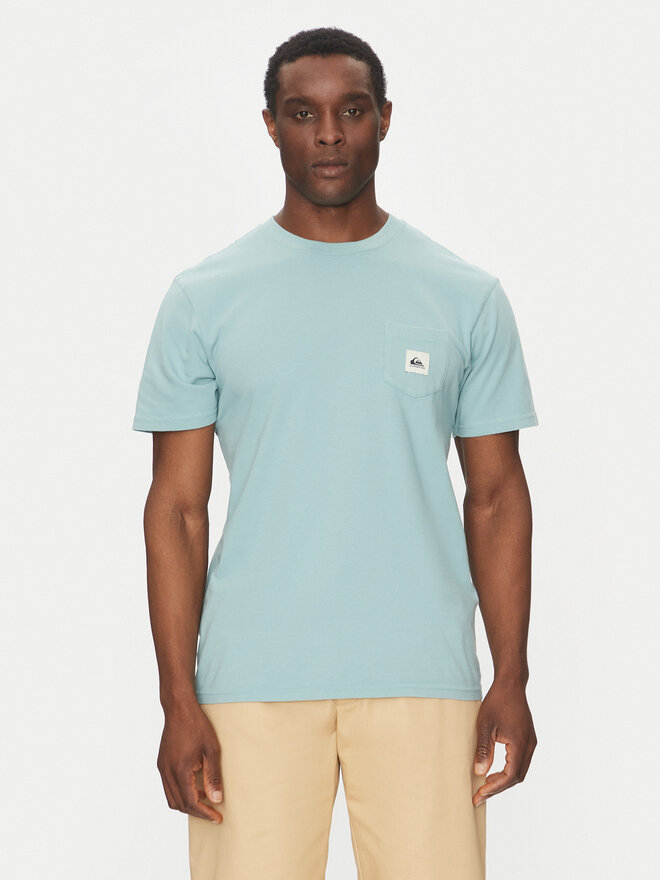 Quiksilver Quiksilver Camiseta EQYZT08062 Celeste Regular Fit