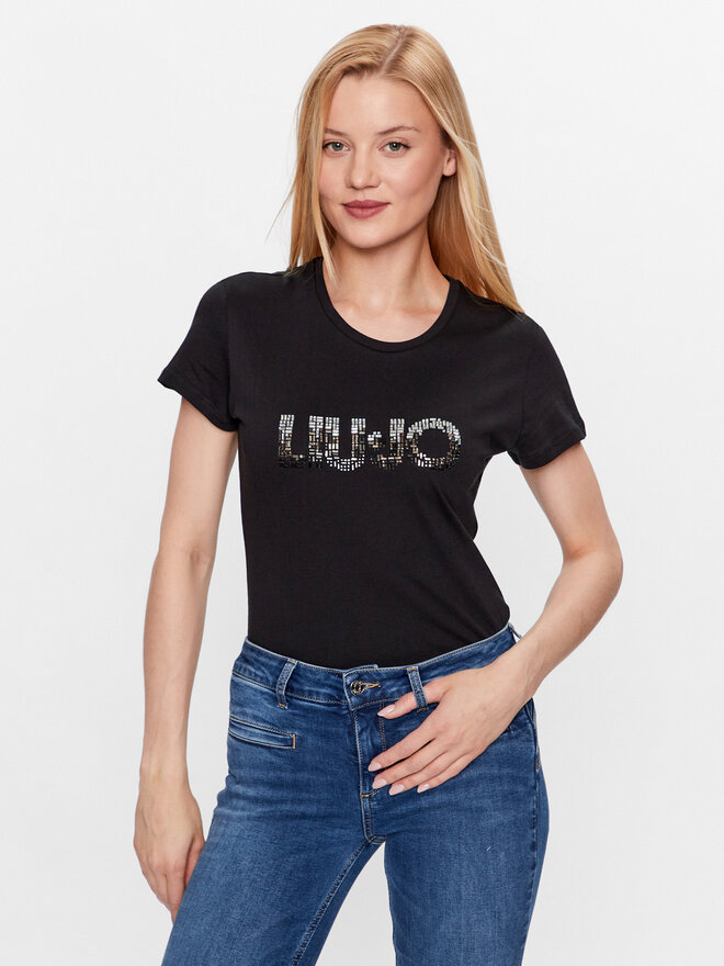 Liu Jo Liu Jo T-Shirt WF3085 J6308 Μαύρο Regular Fit