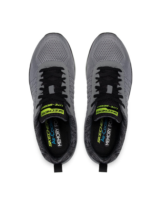 Sneakers Skechers The Happs 52185 LGBK Grigio escarpe