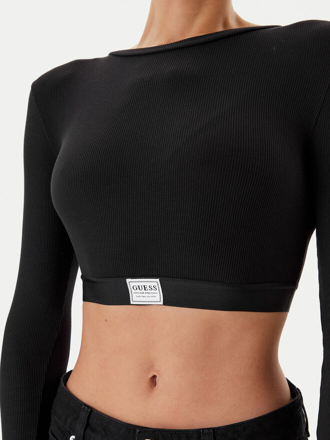 Guess Guess Μπλουζάκι O5RP00 KCDA2 Μαύρο Regular Fit