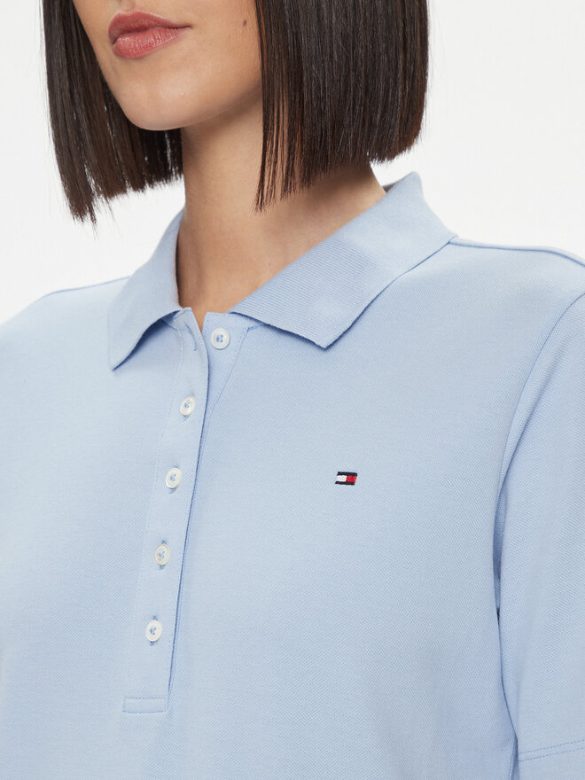 Tommy Hilfiger Tommy Hilfiger Pólóing 1985 Reg Pique Polo Ss WW0WW37820 Kék Regular Fit