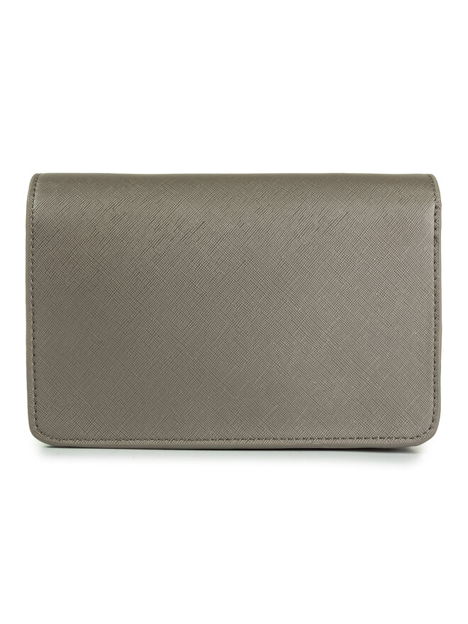 Tommy Hilfiger Handtasche Tommy Hilfiger Honey Crossover Metallic AW0AW07549 Grau