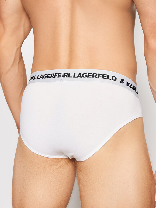 KARL LAGERFELD KARL LAGERFELD Σετ σλιπ 3 τμχ. Logo 211M2103 Έγχρωμο