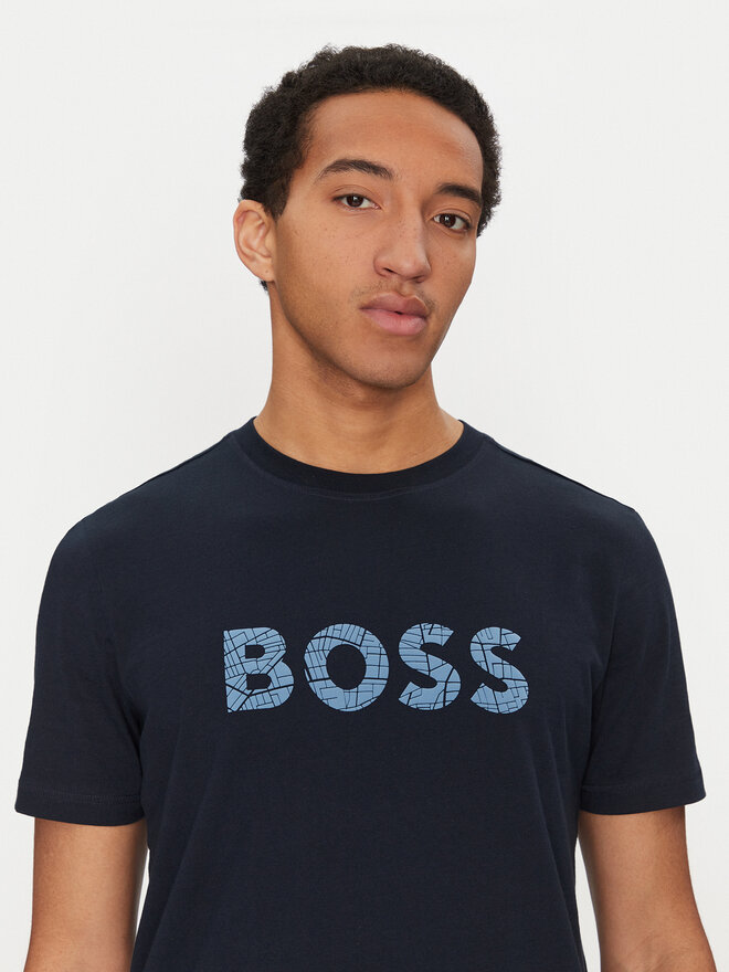 BOSS BOSS T-Shirt 50534923 Dunkelblau Slim Fit