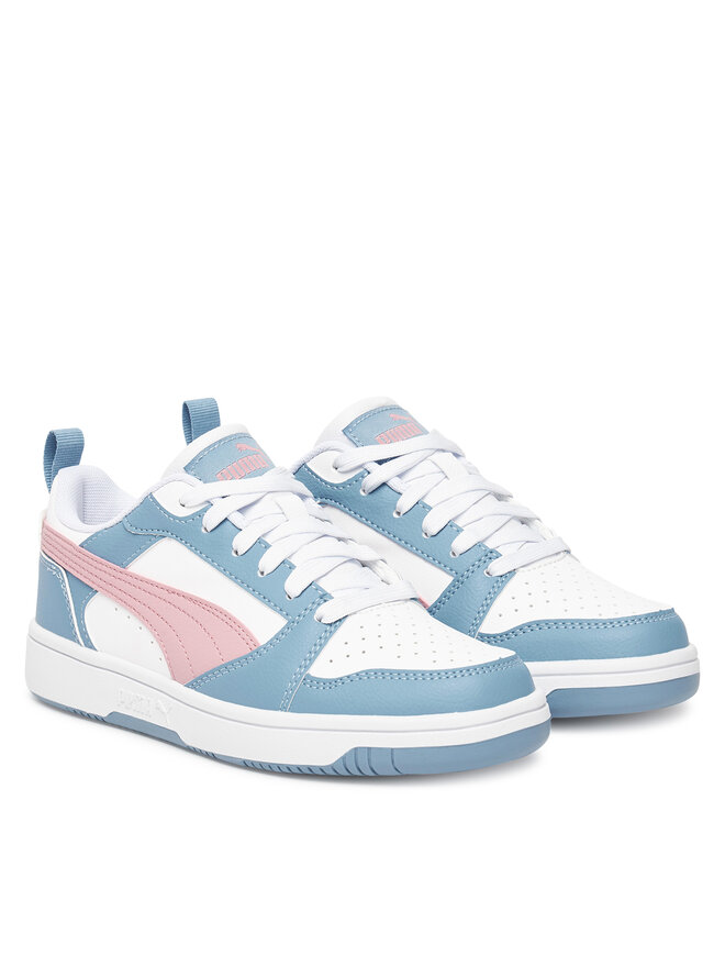Puma Снікерcи Puma Rebound V6 Lo Jr 393833 30 Білий