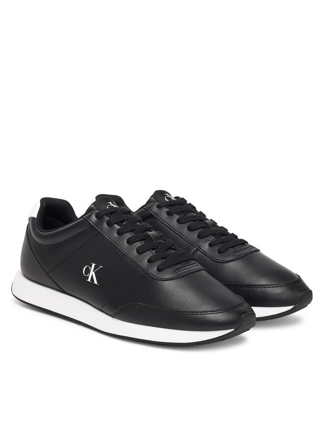 Calvin Klein Αθλητικά Calvin Klein Retro Runner Ess Lth YM0YM01355 Μαύρο