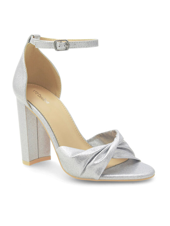 DeeZee Sandale DeeZee KLKK07-13 Srebrna