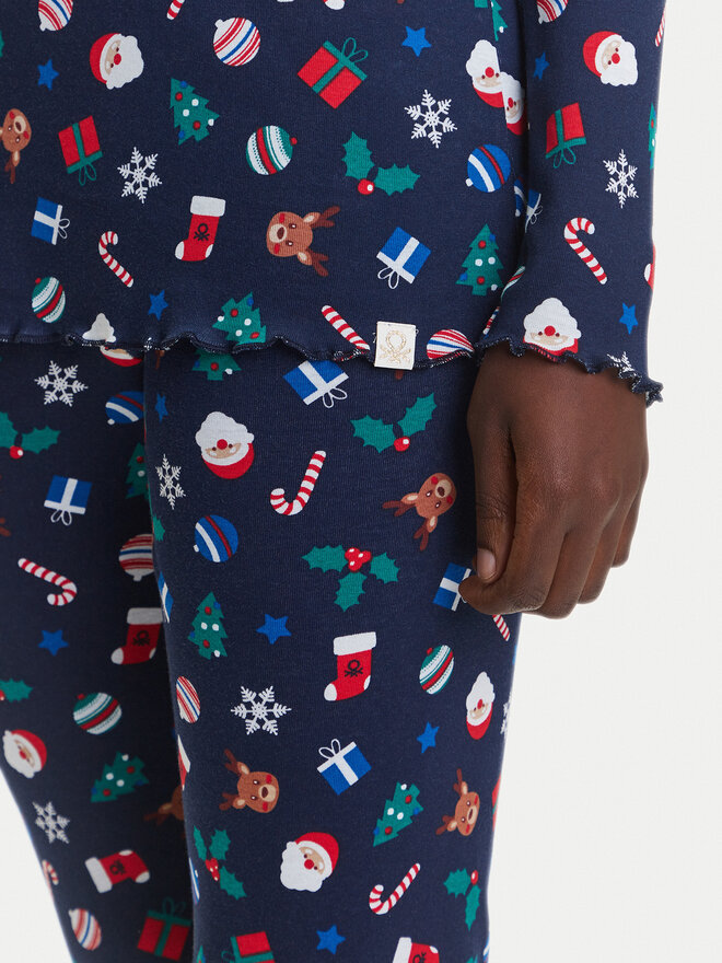 United Colors Of Benetton United Colors Of Benetton Піжама 3SUP3P03N Cиній Regular Fit
