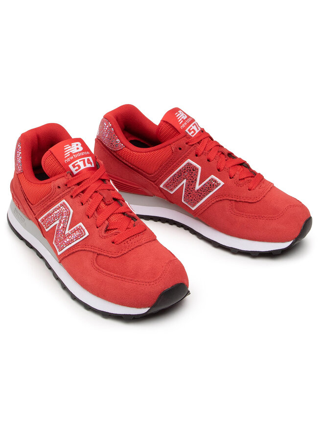 Sneakersy New Balance WL574AR2 Czerwony | eobuwie.com.pl