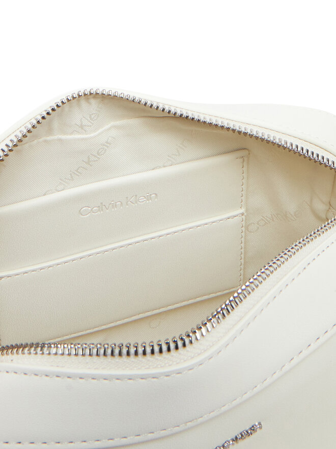 Calvin Klein Borsetta Calvin Klein Ck Must Small Camera Bag K60K613145 Écru