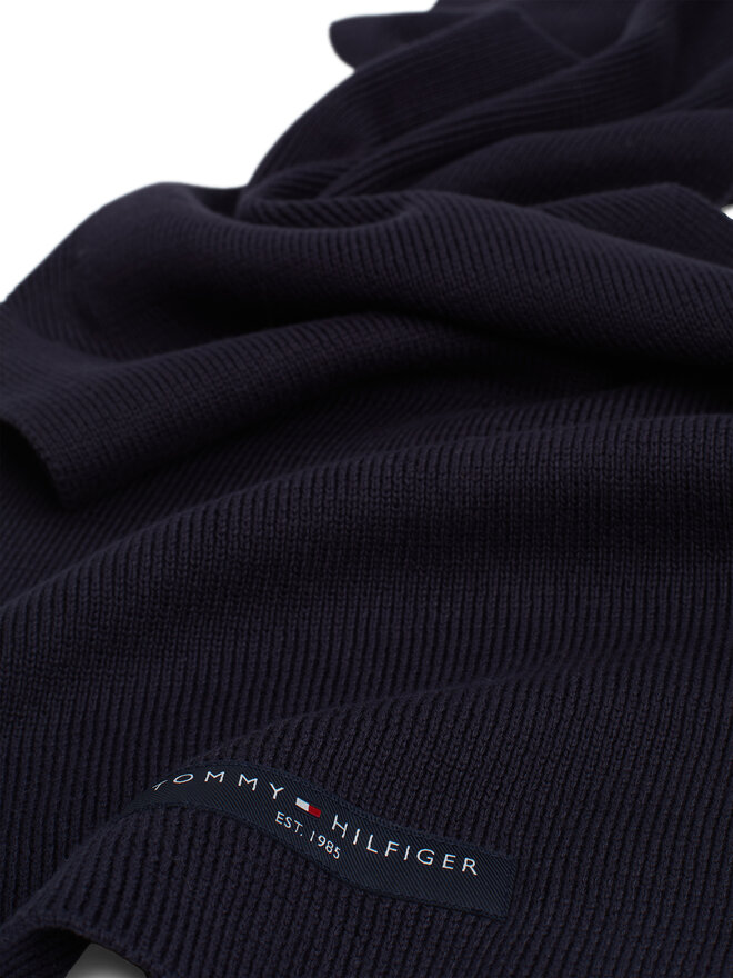 Tommy Hilfiger Šál Tommy Hilfiger AM0AM12840 Tmavomodrá