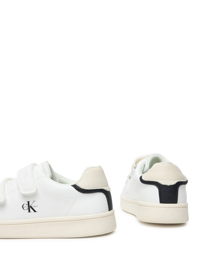 Calvin Klein Sneakers Calvin Klein Low Cut Velcro Sneaker V1X9-83440-1355 S Weiß