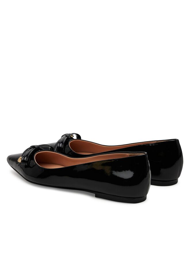 LOVE MOSCHINO Baleriny LOVE MOSCHINO JA11031G1MIH0000 Czarny