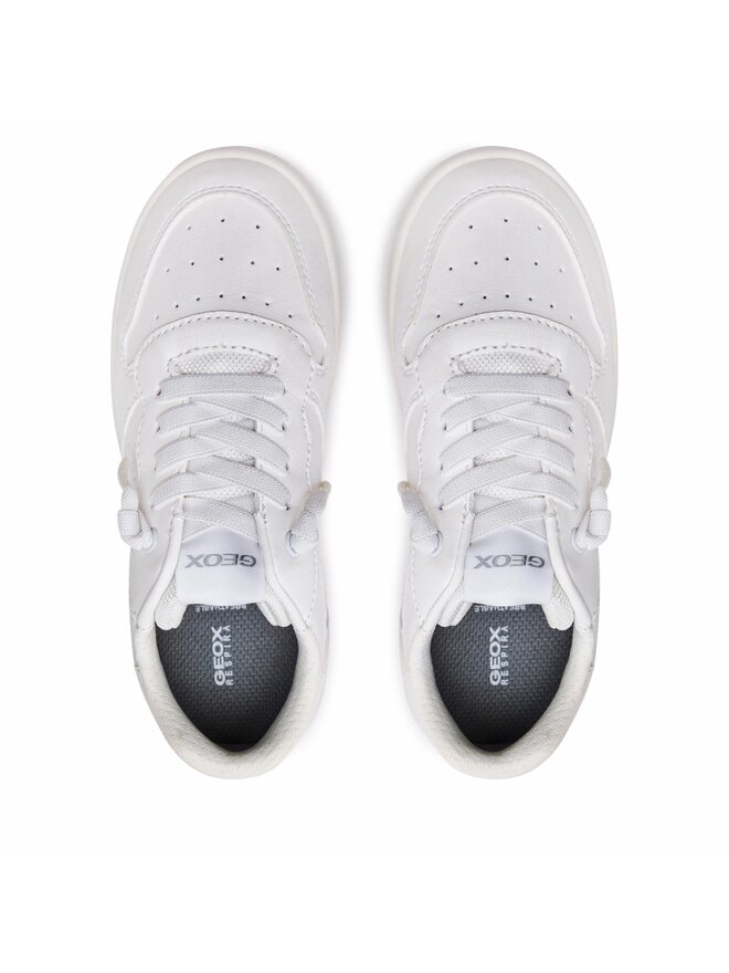 Geox Sneakersy Geox J Washiba Girl J36HXD 054FU C1000 S Biela