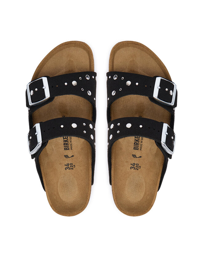Birkenstock Pantoletten Birkenstock Arizona Rivet 1031646 S Schwarz