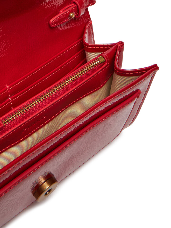 PINKO Torebka PINKO Love One Wallet C PE25 PLTT 100062 A1UV Czerwony
