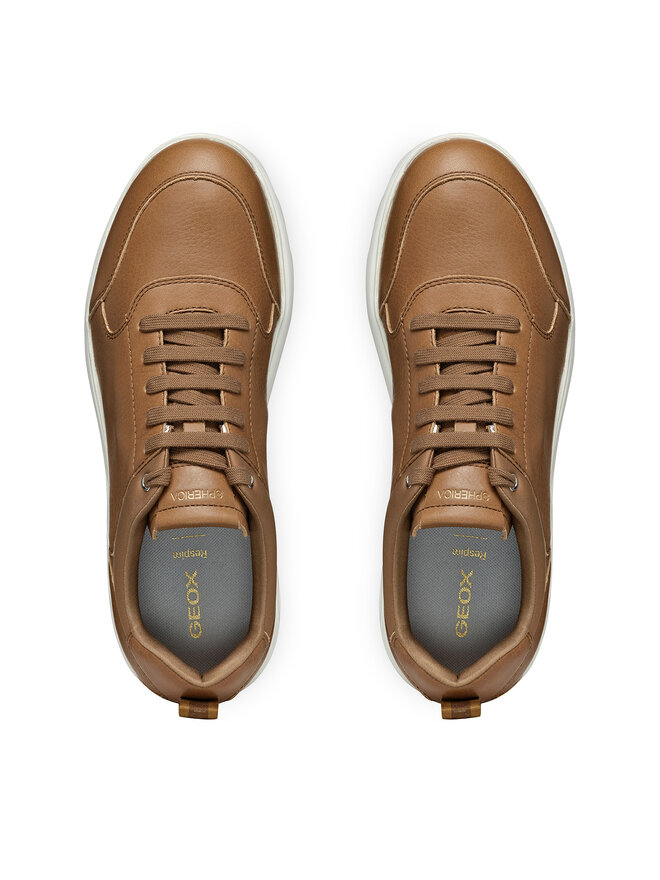 Geox Sneakersy Geox U Spherica U55BYA 00046 C6018 Hnedá