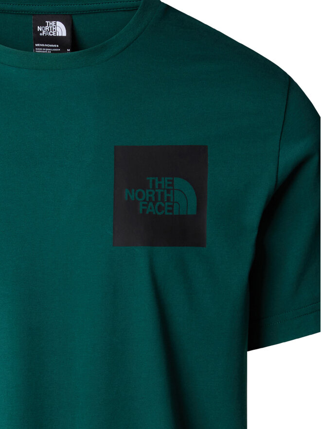 The North Face The North Face T-Shirt SS Fine NF0A8A6M Grün Regular Fit