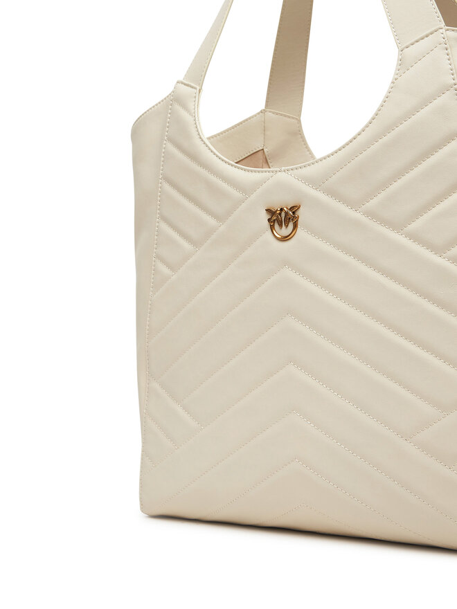 PINKO Kabelka PINKO Tote Bag PE 25 PLTT 104536 A2AO Bílá