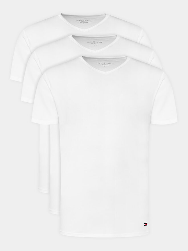 Tommy Hilfiger Tommy Hilfiger 3 marškinėlių komplektas UM0UM03137 Balta Regular Fit
