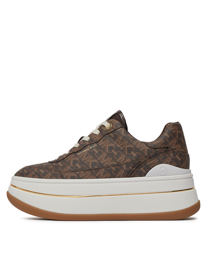 MICHAEL Michael Kors Sneakersy MICHAEL Michael Kors Hayes Lace Up 43R4HYFS1B Brązowy