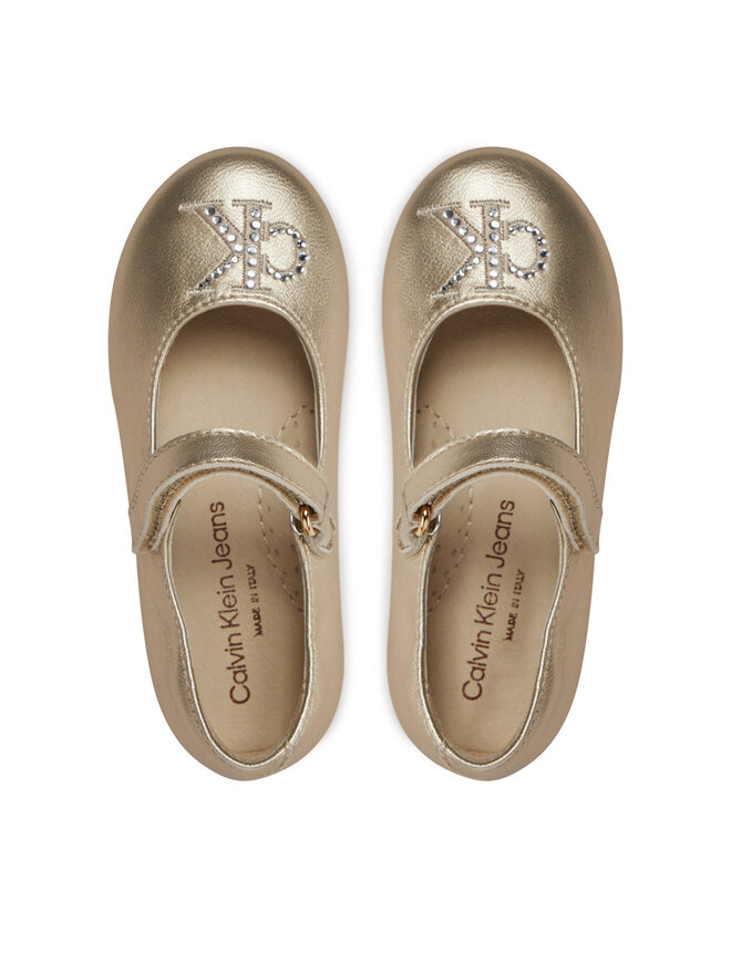 Calvin Klein Jeans Sandale Calvin Klein Jeans V1A2-80950-0220 Zlatna
