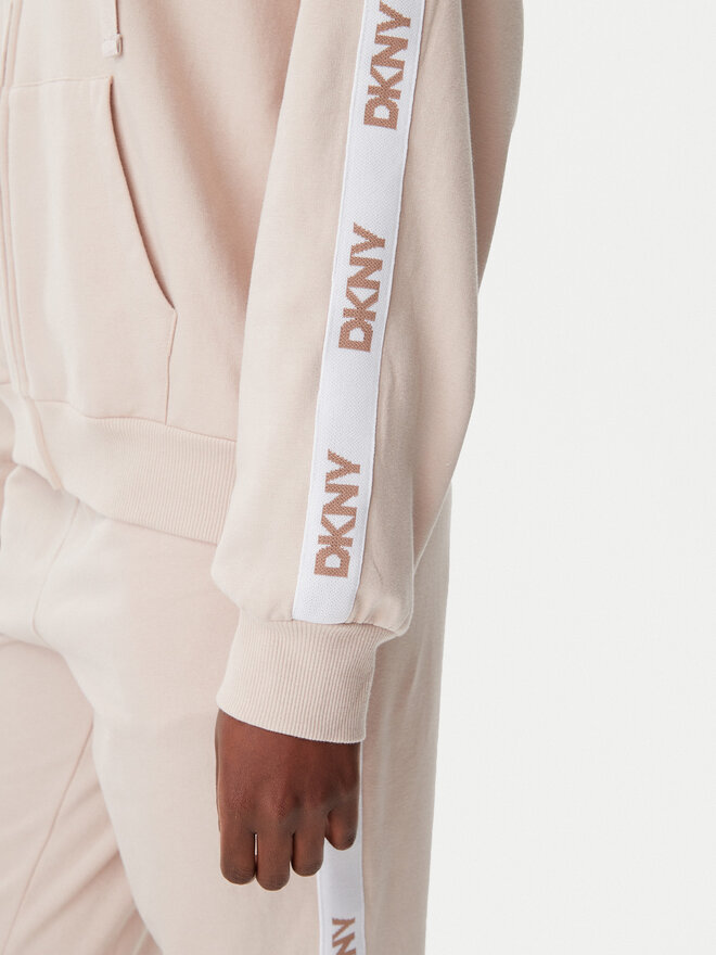 DKNY DKNY Pijama YI90040 Beis Relaxed Fit