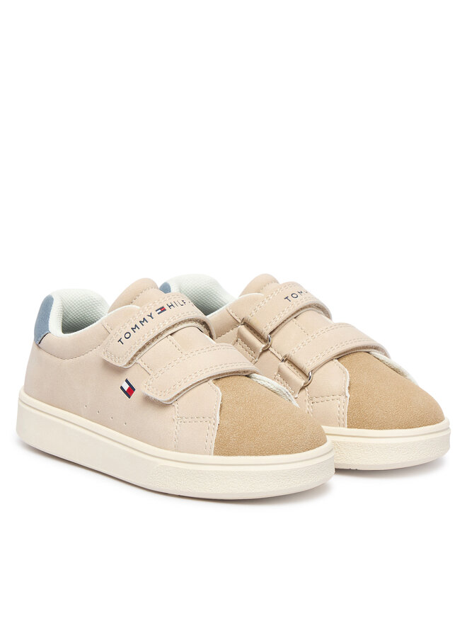 Tommy Hilfiger Sneakers Tommy Hilfiger Low Cut Velcro Sneaker T1X9-35218-1959 M Beige
