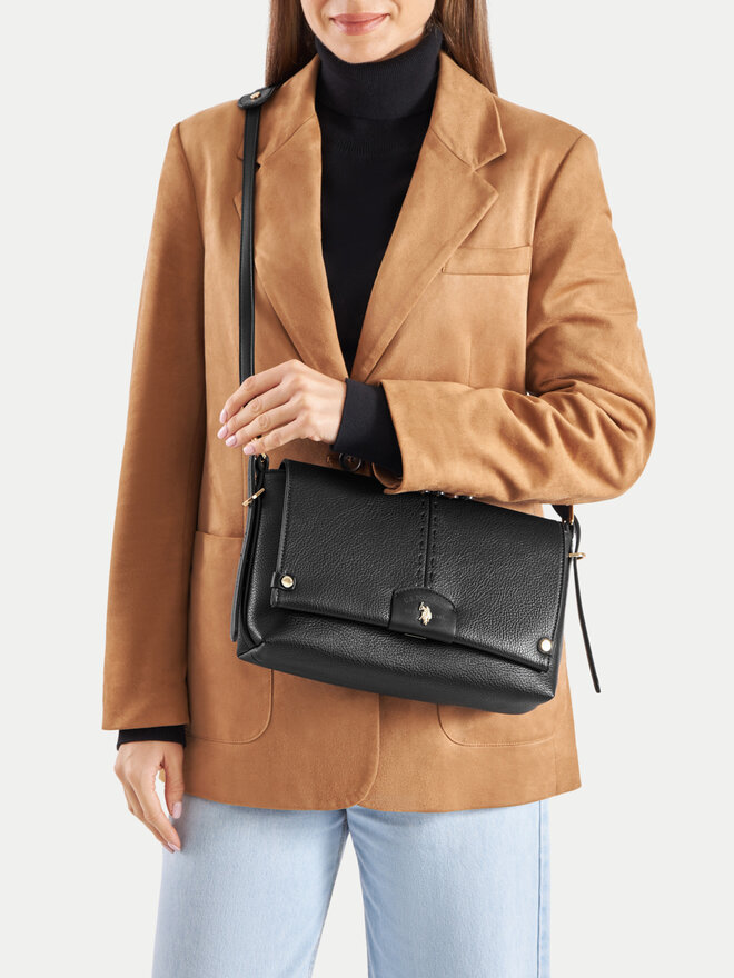 U.S. Polo Assn. Дамска чанта U.S. Polo Assn. BIUXT8466WVP Черен