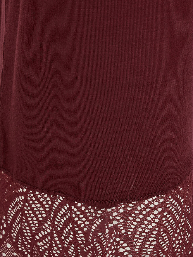 Femilet by Chantelle Femilet by Chantelle Pyjamahose Jazz FNA560 Dunkelrot Regular Fit