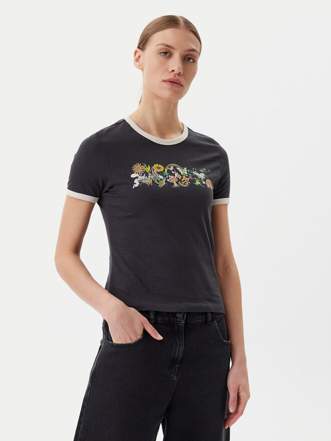 Element Element T-Shirt ELJZT00138 Schwarz Regular Fit