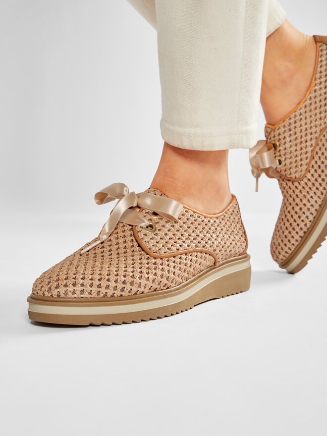 Hispanitas zapatos Oxford Hispanitas Nicole HV211385 Marrón