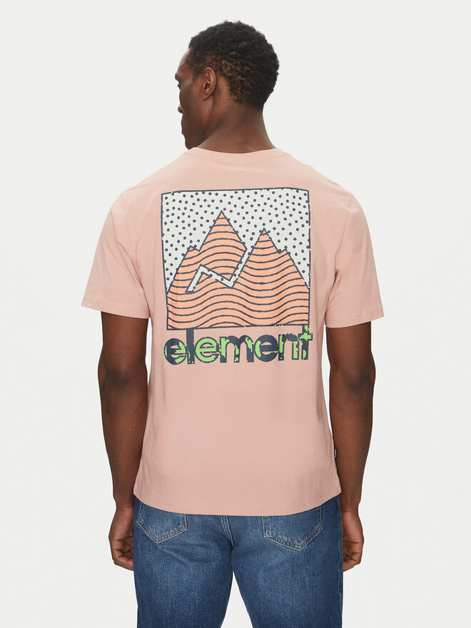 Element Element Camiseta ELYZT00496 Rosa Regular Fit