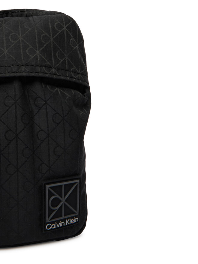 Calvin Klein Umhängetasche Calvin Klein Utility Emblem Phone Crossbody LV04D1192G Schwarz