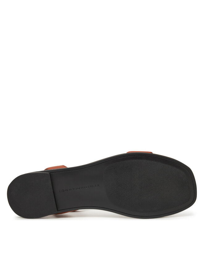 Tommy Hilfiger Sandalias Tommy Hilfiger Ankle Strap Leather Sandal FW0FW08422 Marrón