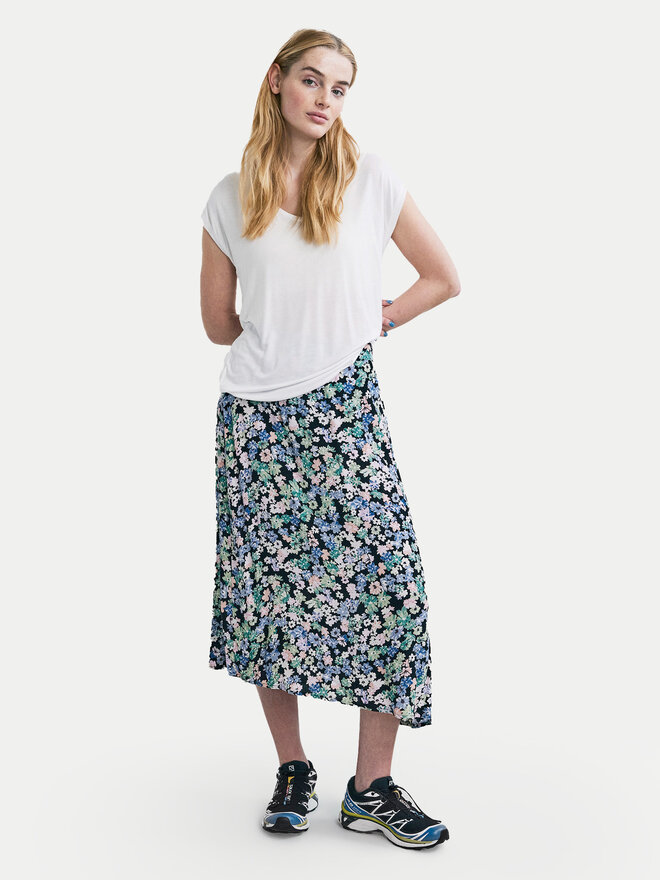 Pieces Pieces Marškinėliai Billo 17078732 Balta Loose Fit