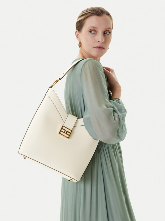 Elisabetta Franchi Handtasche Elisabetta Franchi BS-19A-51E2-V400 Écru
