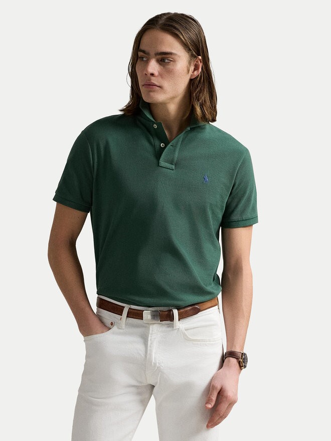 Polo Ralph Lauren Polo Ralph Lauren Поло 710536856458 Зелений Slim Fit